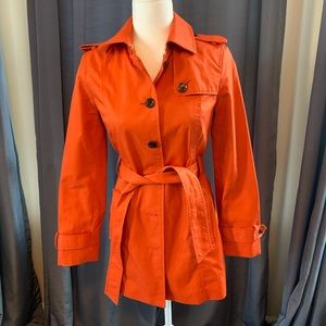 Gorgeous fall trench coat!  Worn once, like new.